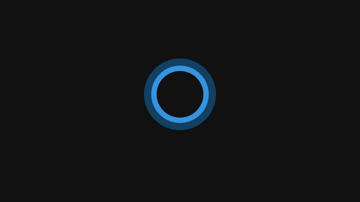Windows 10 Cortana Minimalist Circle