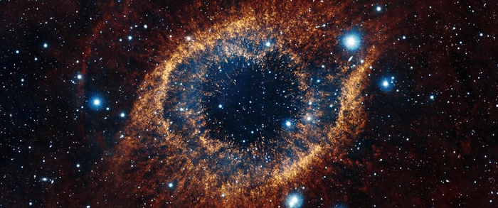 The Helix Nebula in deep space