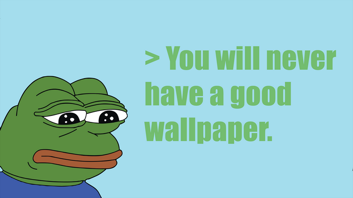 Pepe the Frog meme with text