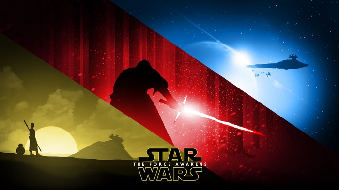 Star Wars: The Force Awakens Poster with Kylo Ren