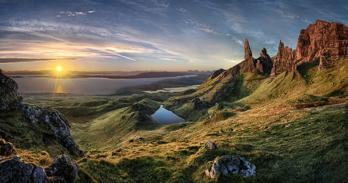 Sunrise over the Old Man of Storr, Isle of Skye, Scotland