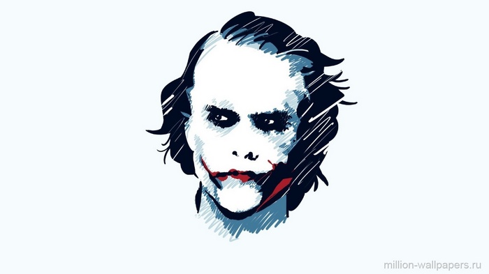 Heath Ledger as the Joker