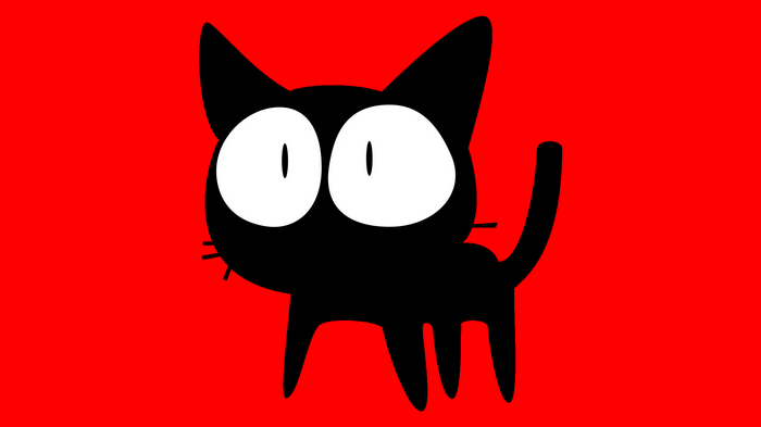 Haruko Haruhara's Black Cat from FLCL