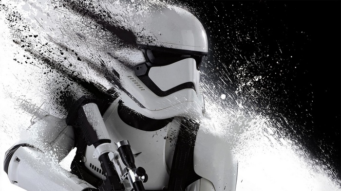 Star Wars First Order Stormtrooper with Splatter Effect
