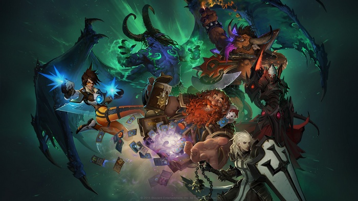 Hearthstone, Overwatch, and Diablo Characters Assemble