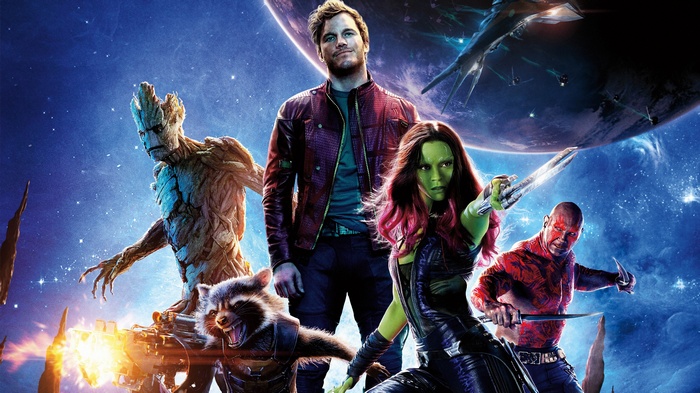 Guardians of the Galaxy Characters in Space