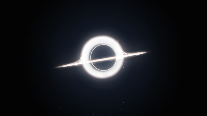 Gargantua black hole from Interstellar