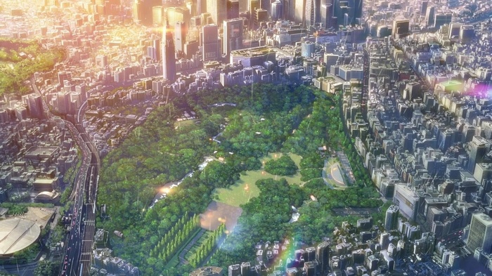 The Garden of Words Cityscape