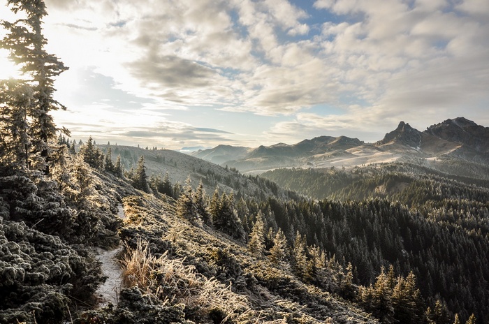 Ciucaș Mountains, Romania in Winter