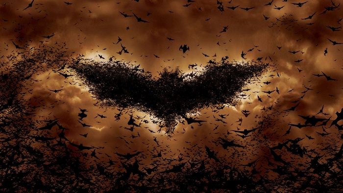 Batman Logo Made of Bats
