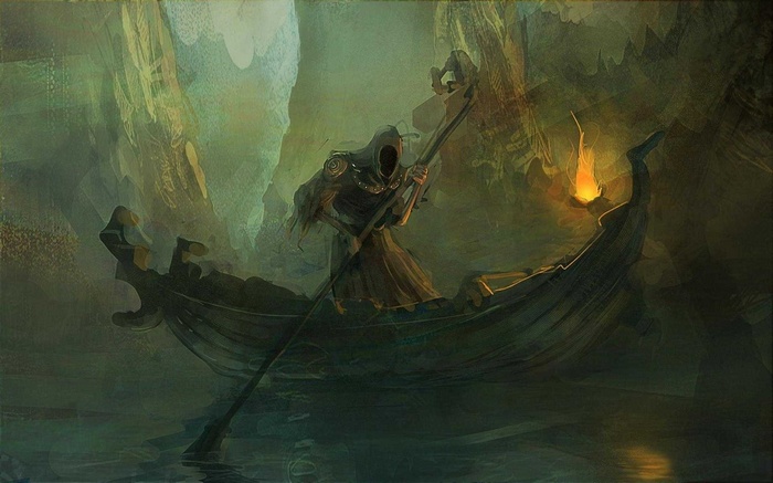 fantasy art, Charon