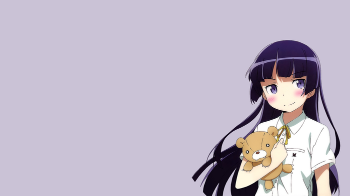 Gokou Ruri holding a teddy bear