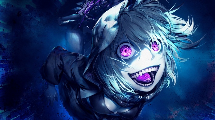 Re-Class Battleship from Kantai Collection with Scary Face