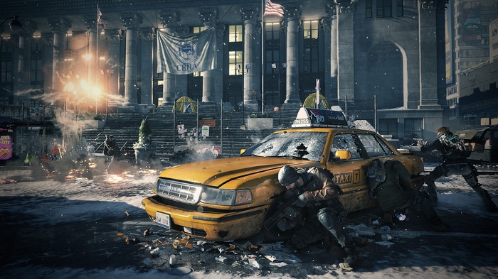 Tom Clancy's The Division: Combat in a Snowy City