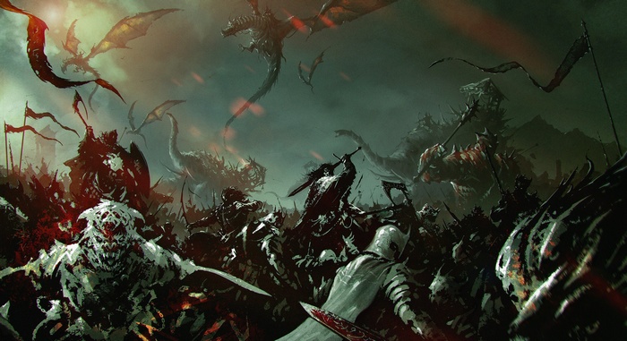 dragon, war, fantasy art, Nazgûl, The Lord of the Rings, digital art