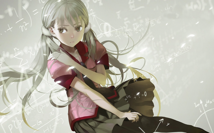 Sodachi Oikura with mathematical equations