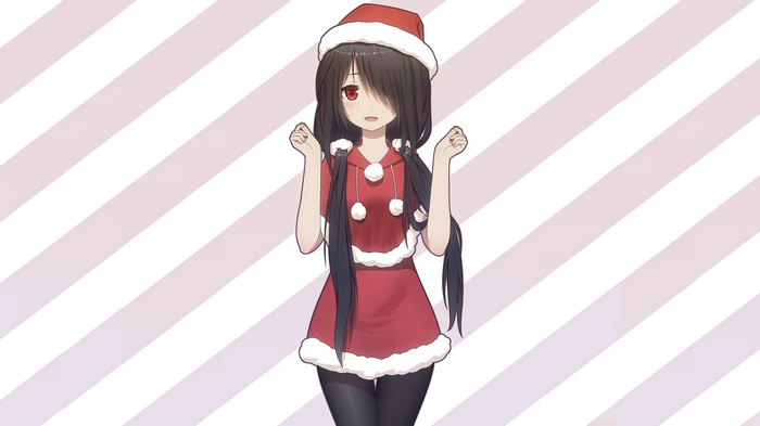 Tokisaki Kurumi in Christmas Outfit