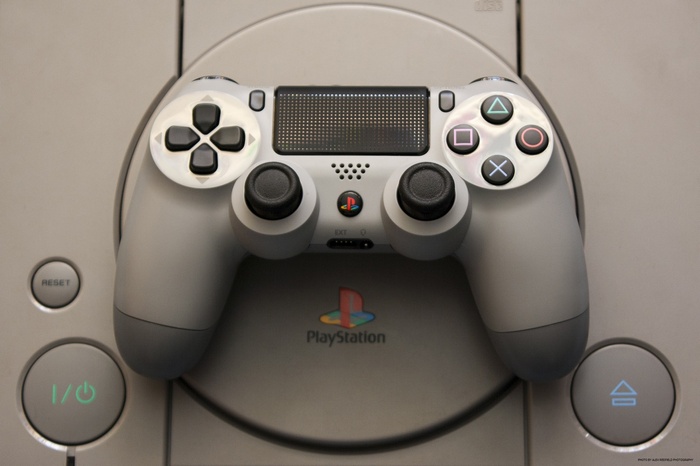 PlayStation 4 controller on a PlayStation console