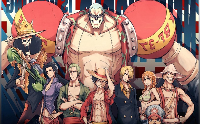 Roronoa Zoro, Nico Robin, manga, Franky, One Piece, Tony Tony Chopper, anime, Nami, Monkey D. Luffy, Ussop