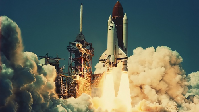 Space Shuttle Challenger Launch