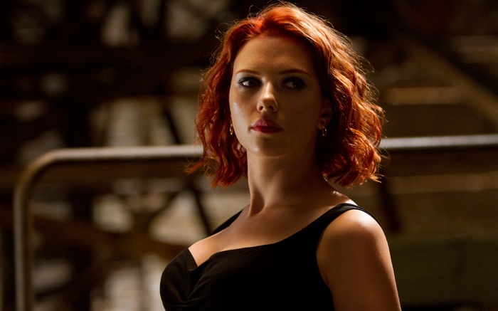 Scarlett Johansson as Black Widow in The Avengers
