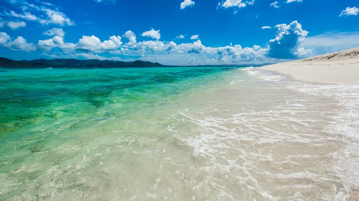 British Virgin Islands tropical beach with turquoise water
