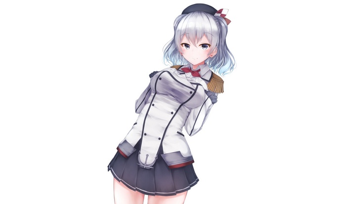 Kashima from Kantai Collection in a uniform