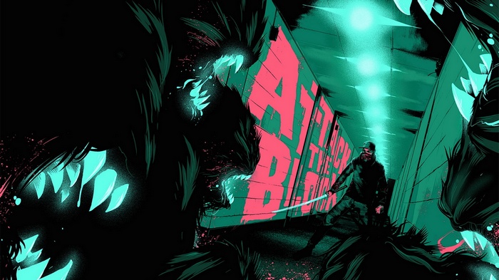 Man with katana fights creatures in Attack the Block