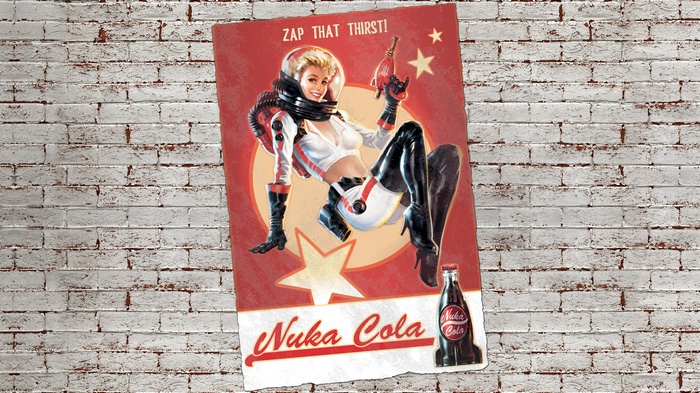 Fallout Nuka Cola Pin-up Poster