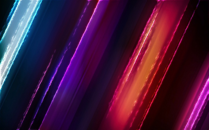 Abstract diagonal light streaks in multiple colors