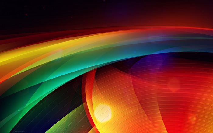 PerfectHue abstract colorful light waves