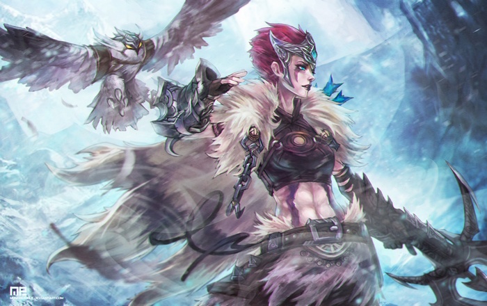 Quinn and Valor from League of Legends