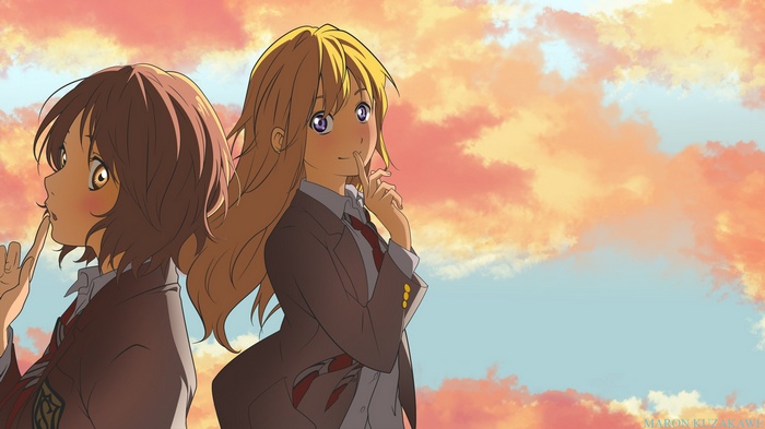 Miyazono Kaori and Sawabe Tsubaki