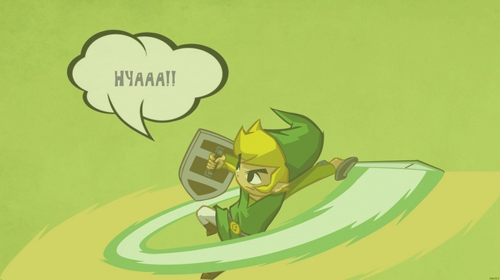The Legend of Zelda: Link's sword attack