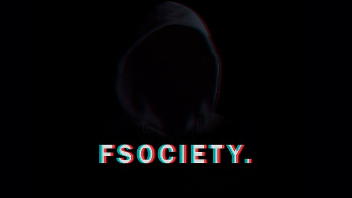 FSOCIETY logo with a hooded figure