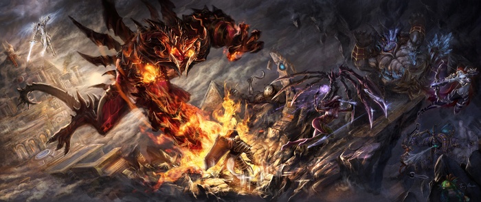 Heroes of the Storm Battle: Diablo vs. Kerrigan and Allies