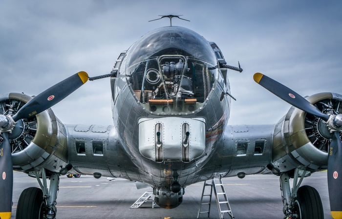 Boeing B-17 Flying Fortress bomber aircraft