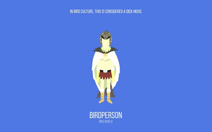 Birdperson from Rick and Morty