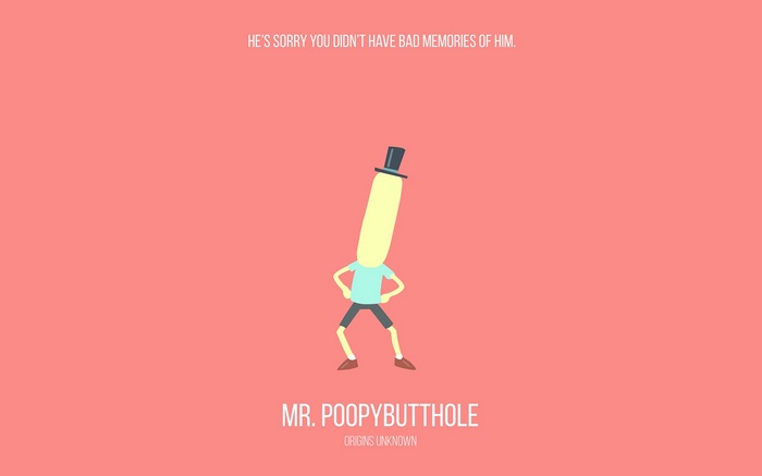 Mr. Poopybutthole from Rick and Morty