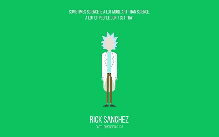Rick Sanchez from Rick and Morty