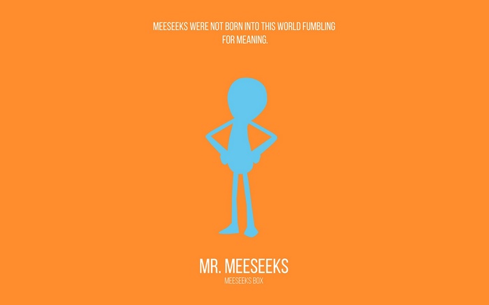 Mr. Meeseeks from Rick and Morty