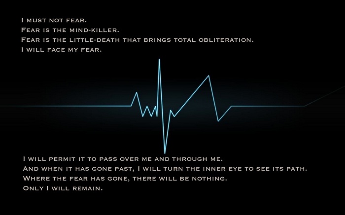 Dune Litany Against Fear with Heartbeat