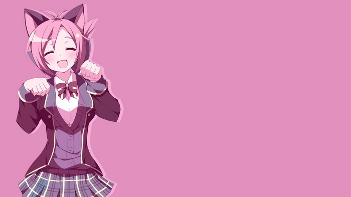 Amatsuka Megumi from GJ-bu with cat ears