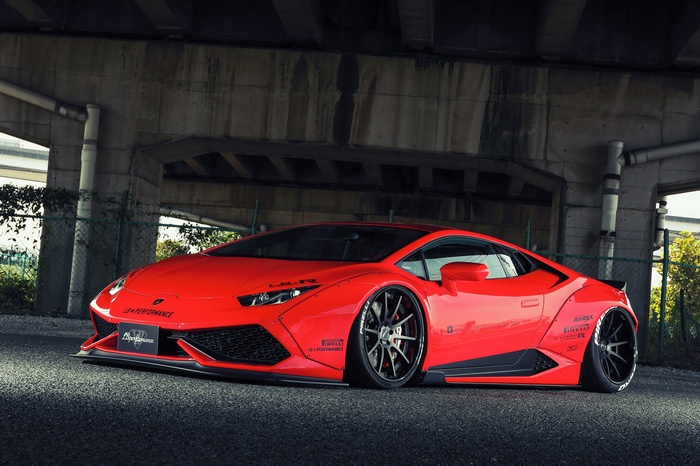Lamborghini Huracan LP 610-4 , widebody, car, Liberty Walk, LB Performance, Lamborghini