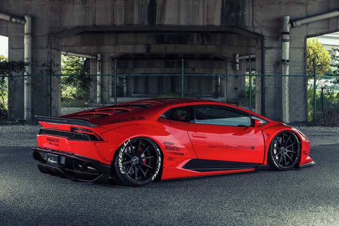 Red Liberty Walk Lamborghini Huracan LP 610-4