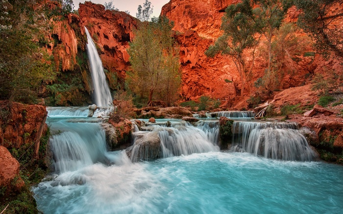 Havasu Falls waterfall in Arizona