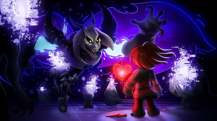 Undertale: Asriel Dreemurr confronts Frisk