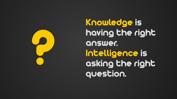 Knowledge vs Intelligence Quote