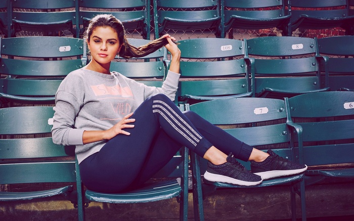 celebrity, Selena Gomez, brunette, women, ponytail, singer, actress