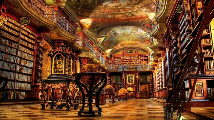 The Baroque Library of Klementinum in Prague